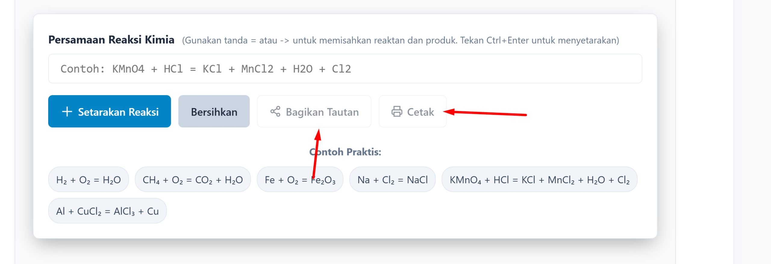 Chemical Equation Balancer