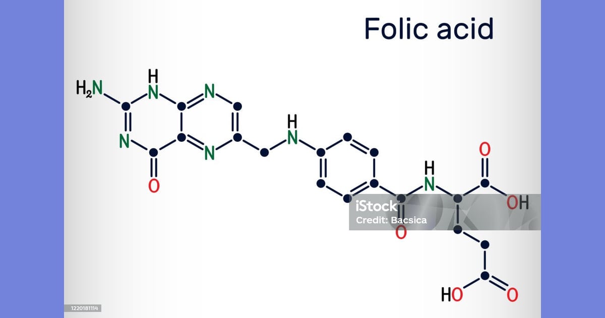 Asam Folat (Vitamin B9) - Asam Folat Molekul