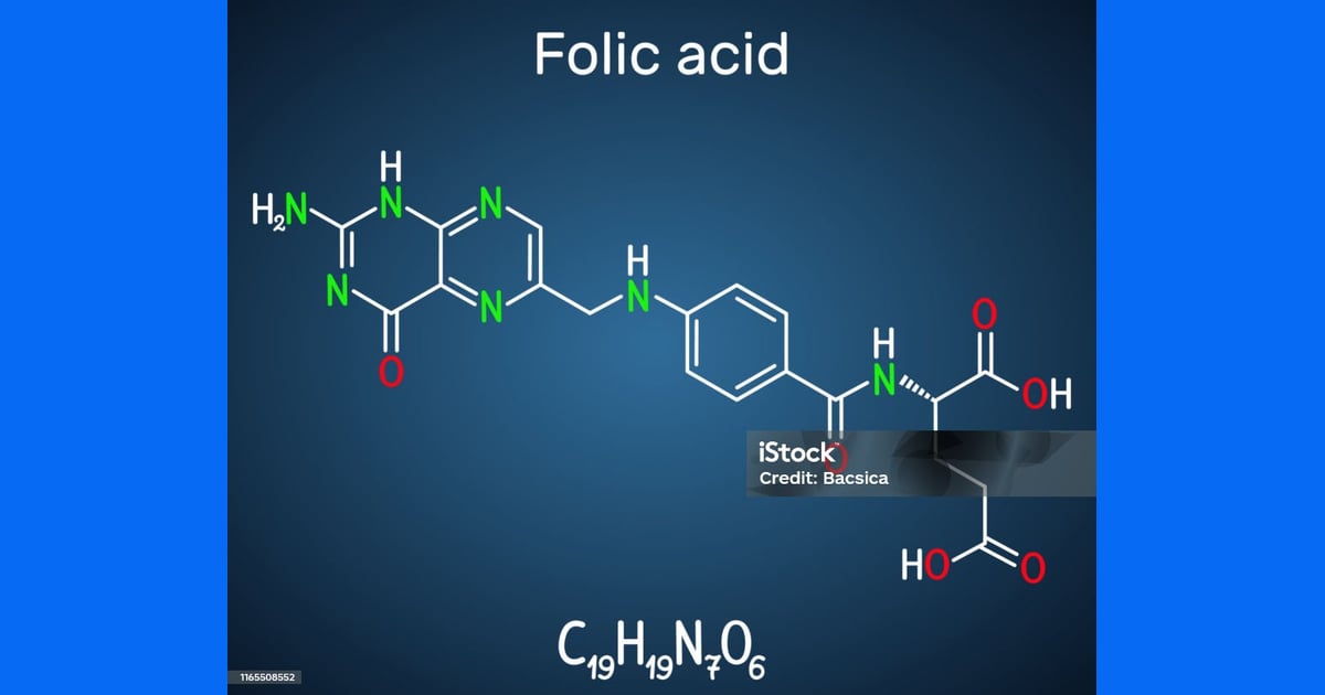 Asam Folat (Vitamin B9) - Asam Folat Molekul