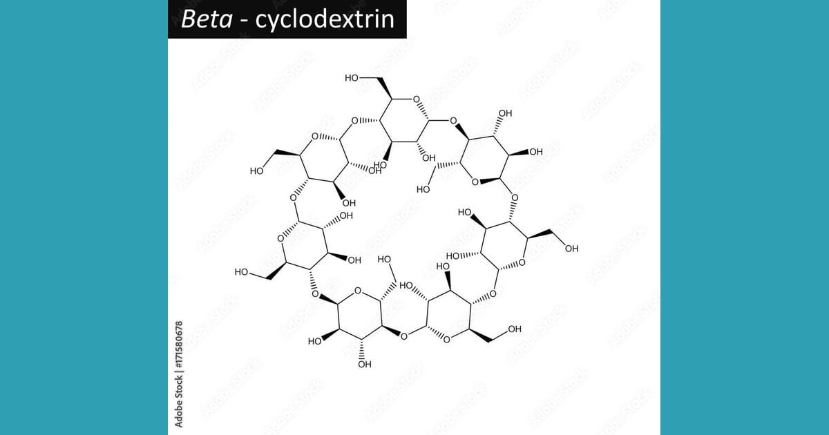 Beta-Siklodekstrin - Molecular structure of