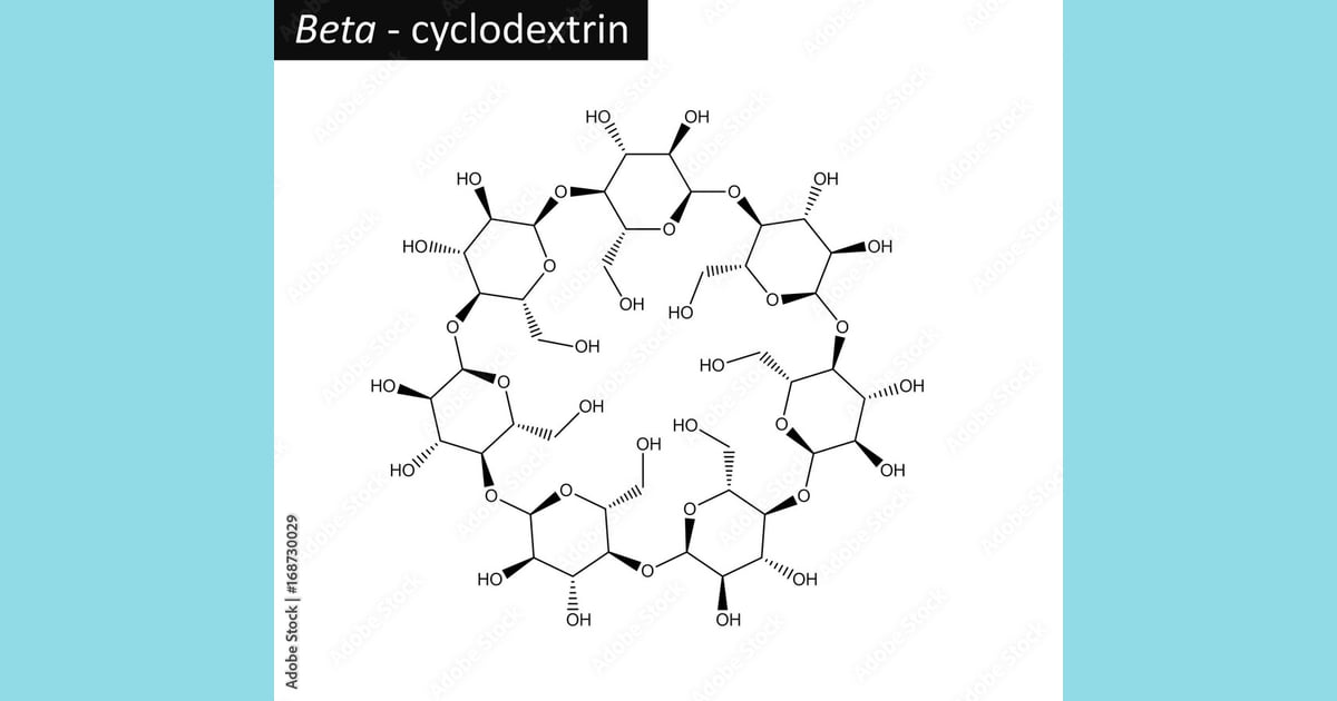 Beta-Siklodekstrin - Molecular structure of