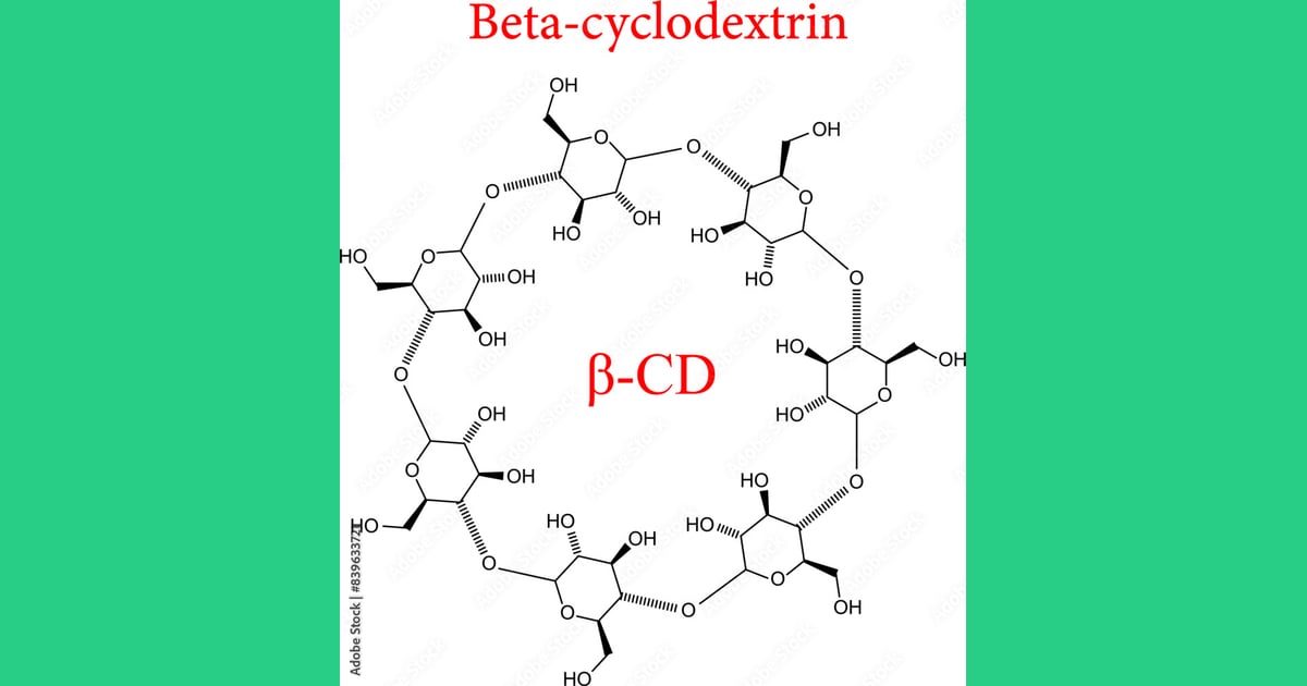 Beta-Siklodekstrin - Chemical structure of