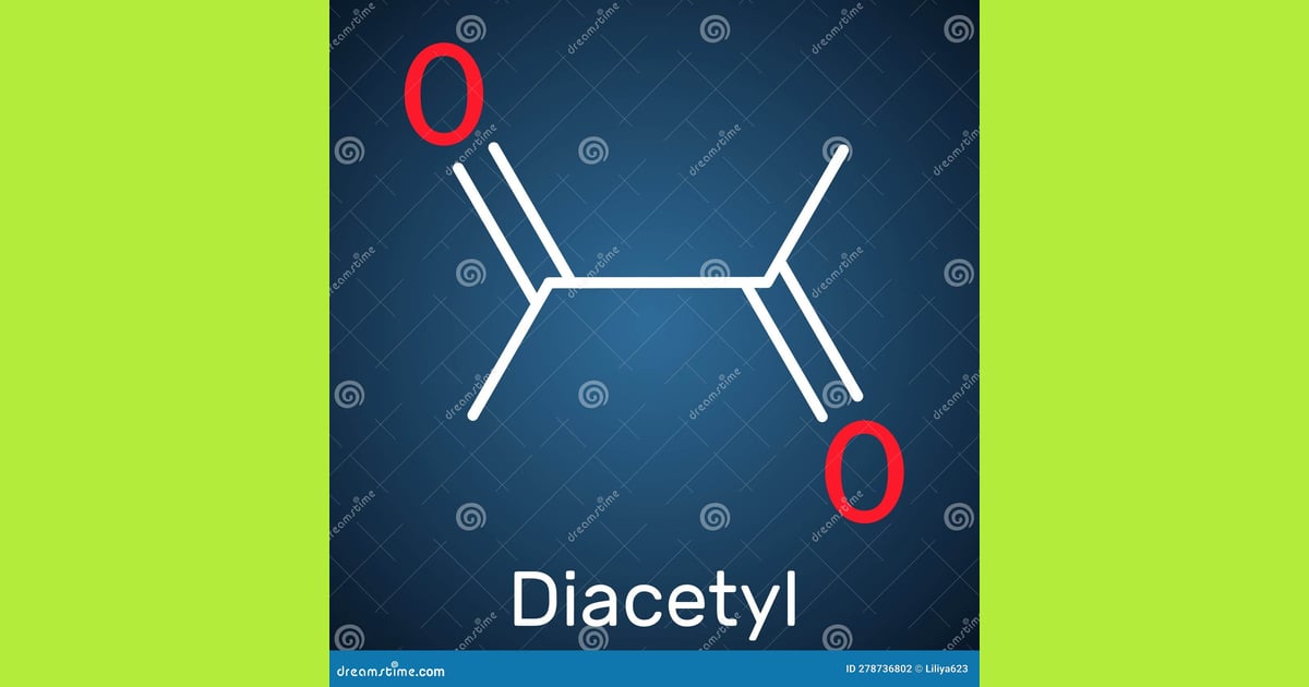 Diasetil - Diacetyl Molecular Structure,