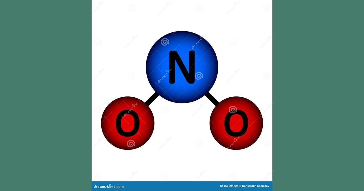 Gas Nitrogen - Molecula De Gas