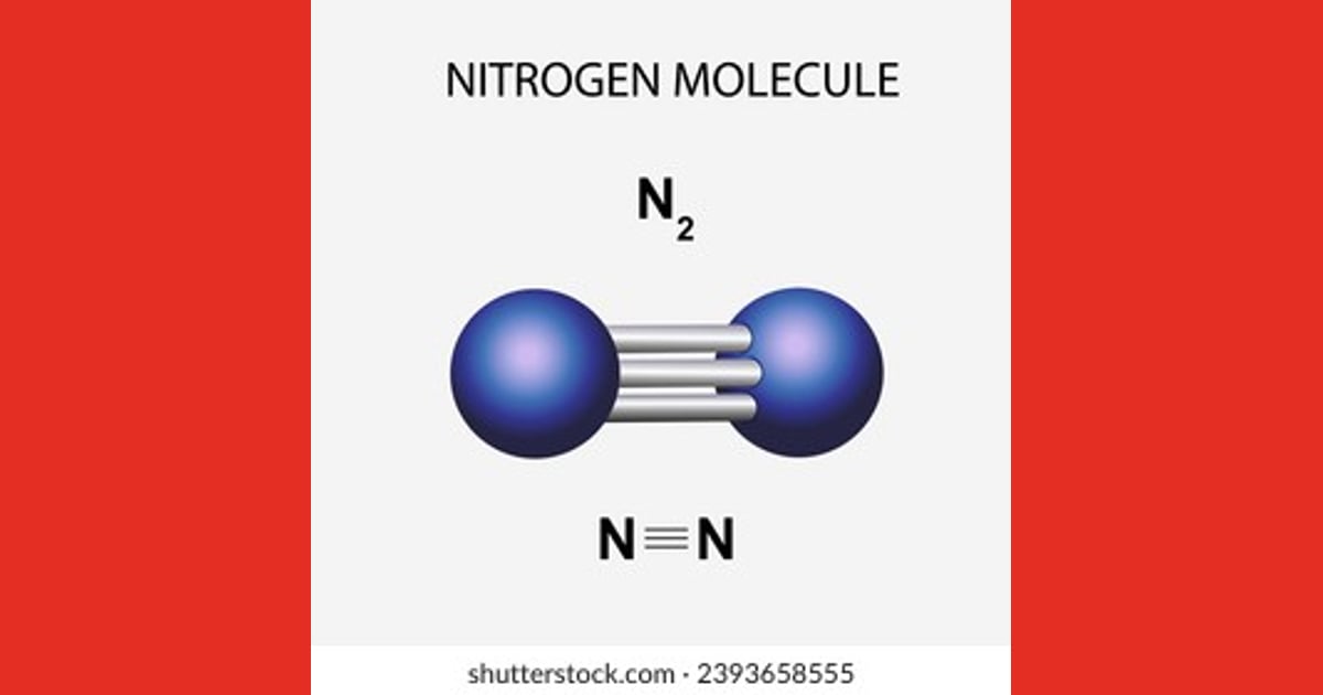 Gas Nitrogen - Nitrogen Gas Structure