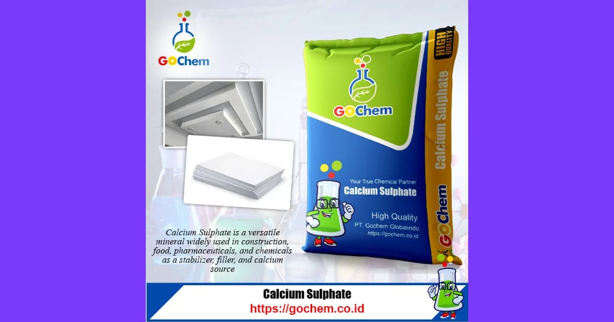 Kalsium Sulfat - Bahan Kimia Calcium