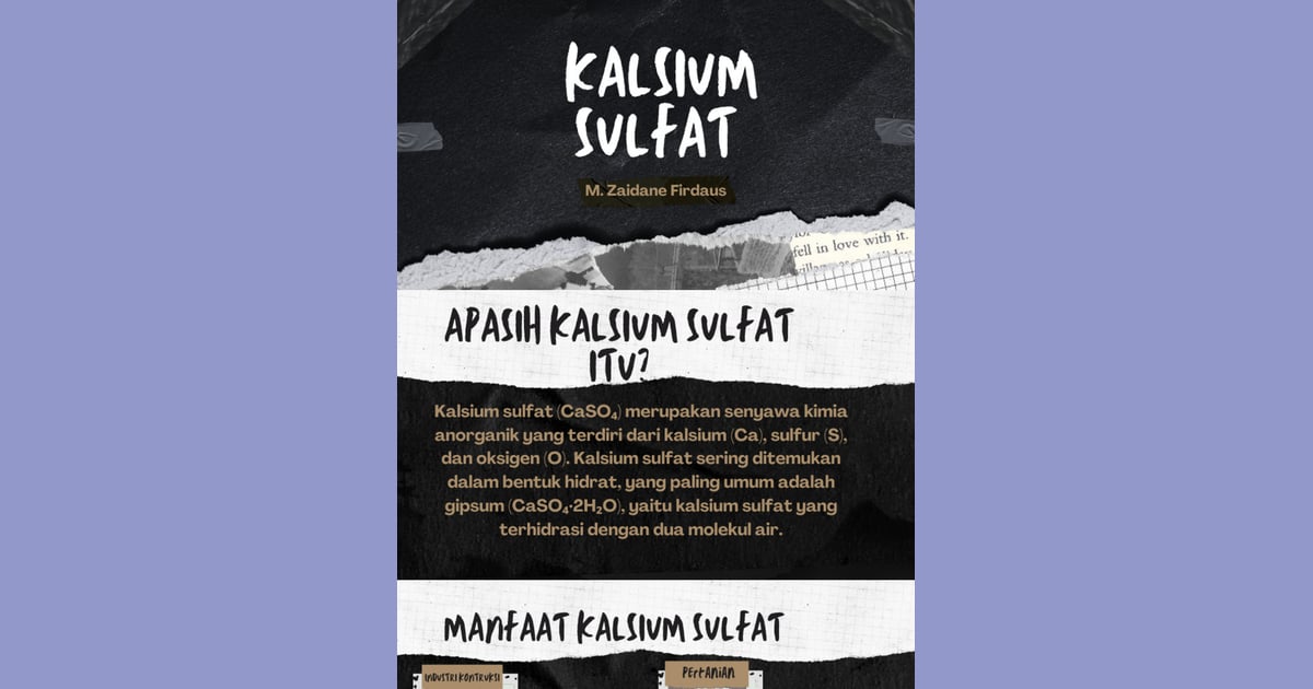 Kalsium Sulfat - Kalsium Sulfat |