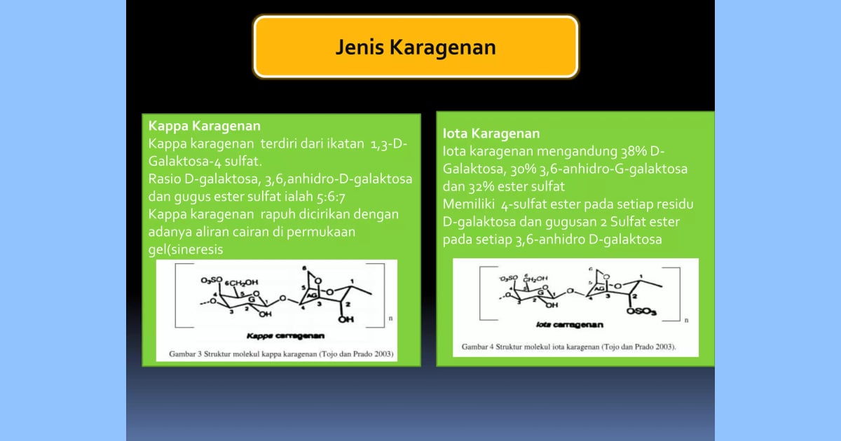 Karagenan - Koloid Agar-agar karagenan