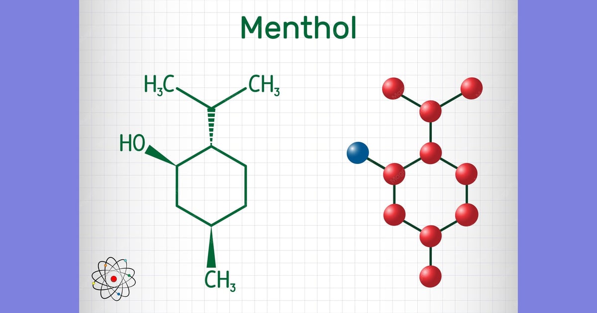 Mentol - Molécula de mentol