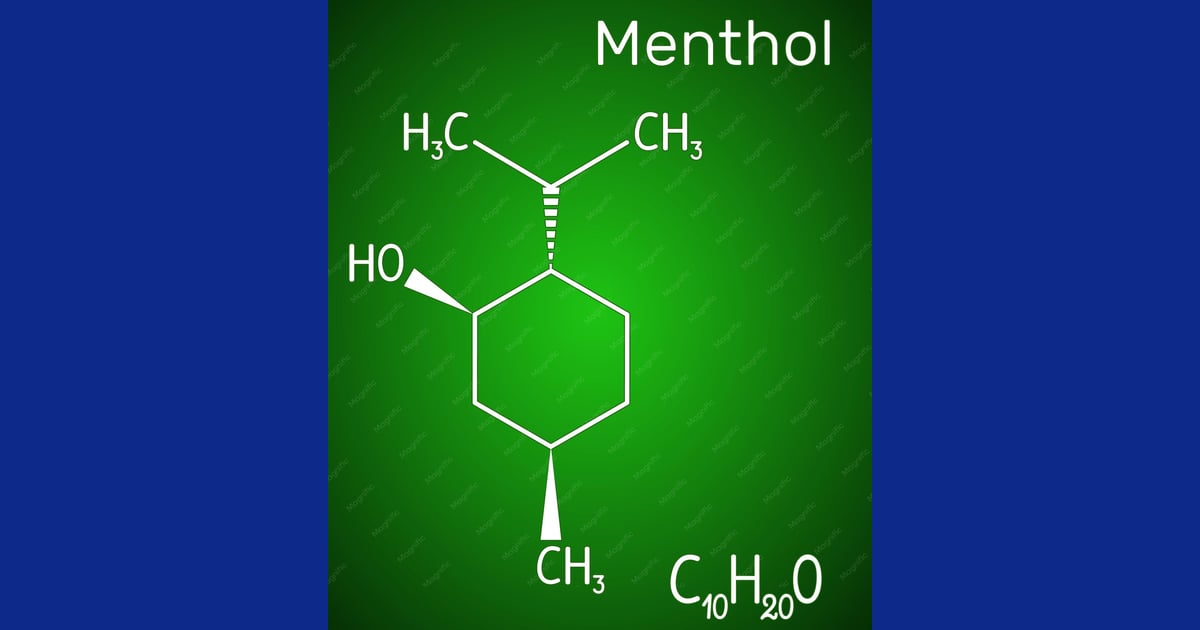Mentol - Molécula de mentol