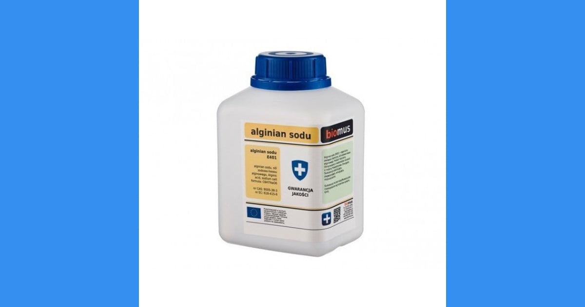Natrium Alginat - Natriumalginat 250g BIOMUS