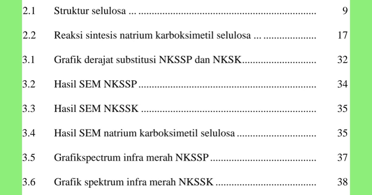 Natrium Karboksimetil Selulosa - Pembuatan Natrium Karboksimetil