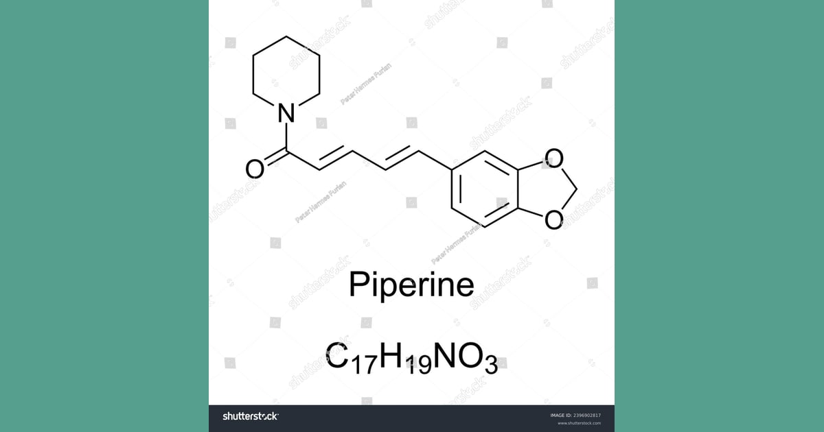Piperin - Piperine Chemical Formula
