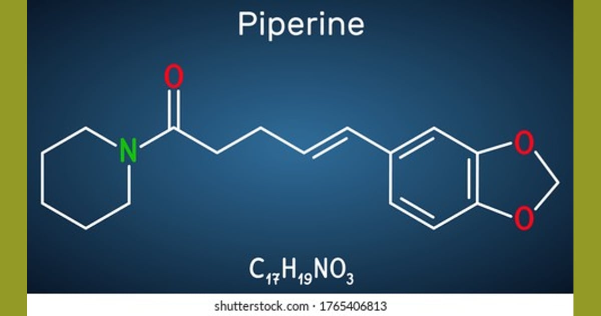 Piperin - 24 Piperine Skeletal