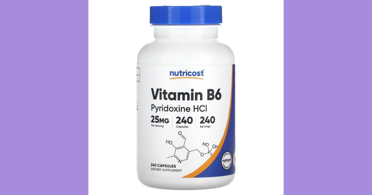 Piridoksin (Vitamin B6) - Nutricost, Vitamin B6,