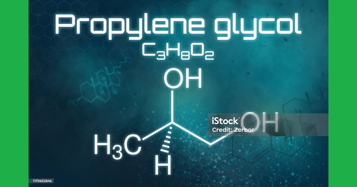 Propilen Glikol - Formula Kimia Propilen
