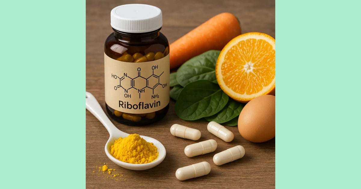 Riboflavin (Vitamin B2) - Riboflavin (Vitamin B2):