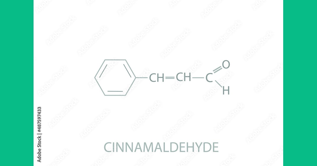 Sinamaldehida - Cinnamaldehyde molecular skeletal