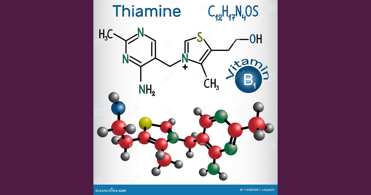 Tiamin (Vitamin B1) - Thiamine, Vitamin B1,