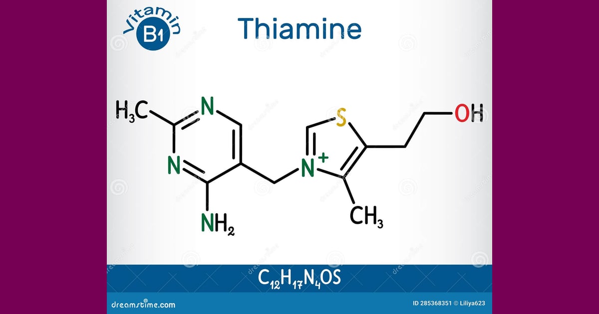 Tiamin (Vitamin B1) - Thiamine, Vitamin B1
