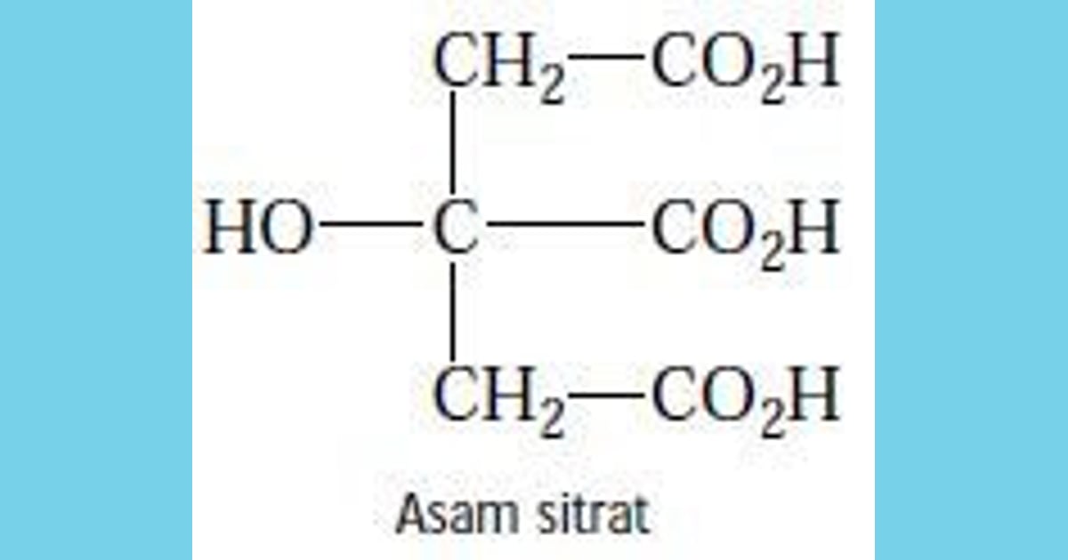Senyawa Asam Sitrat (Sejarah, Karakteristik, Fungsi, Kegunaan Contoh) - Narita's BLOG: Senyawa