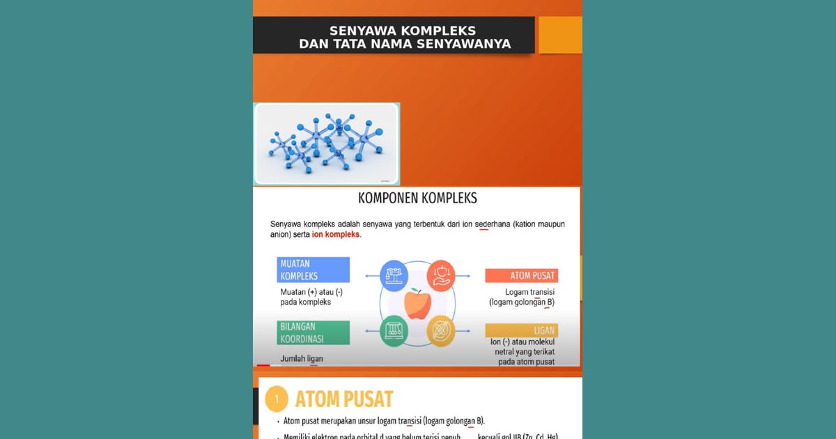 Senyawa Kompleks (Sejarah, Karakteristik, Manfaat Contoh) - Senyawa Kompleks |