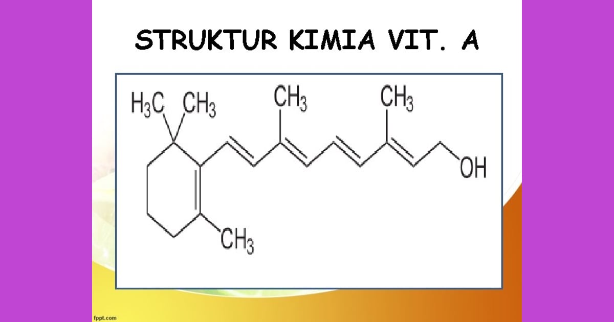 Senyawa Vitamin A (Sejarah, Karakteristik, Kegunaan Contoh) - VITAMIN VITAMIN VITAMIN
