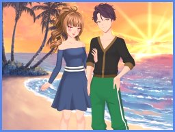 Anime Casais Vestir 1: Personalize Personagens de Anime Românticos