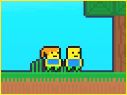 Aventura Fácil de Parkour en Skyblock: Ayuda a Obby y su Novia a Navegar Seguramente por el Desafiante Curso de Obstáculos