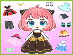 Chibi Doll Dress Up DIY: Salão de Moda e Jogo de Transformação