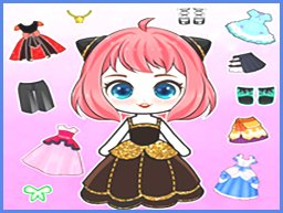 Chibi Doll Dress Up DIY: Salón de Moda y Juego de Cambio de Look
