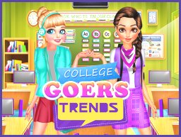 College Fashion Trends Game – Dress up Mia and Emma!
