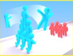Embarque em uma Aventura Épica em Crowd Stack Race 3D
