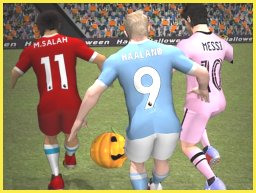 Erleben Sie Thrilling Halloween Soccer Abenteuer mit Berühmten Spielern