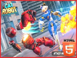 Experimente o Supremo Jogo de Guerra de Transformação de Robôs-Gato