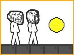 Fuga di Faccia Stick Troll: Aiuta i Fratelli Stick Troll a Raccogliere Denaro e Raggiungere il Portale!