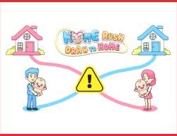 Home Rush: Desenhe para Casa – Jogo de Resgate de Amigos