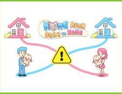 Home Rush: Dessine vers la Maison – Jeu de Sauvetage d’Amis