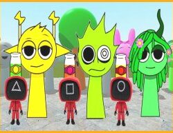 Jogo Empolgante de Toque: Jogo de Toque Squid Sprunki 2