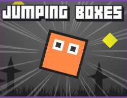 Jumping Boxes: Master the Dark World of Hurdles!