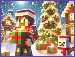 Minecraft Christmas Jigsaw Puzzle: Festive Pixel Art Game