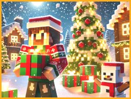 Minecraft Weihnachts-Jigsaw-Puzzle: Festliches Pixel-Kunstspiel