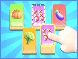 Play Food Card Sort Puzzle Game Online for a Fun Challenge
