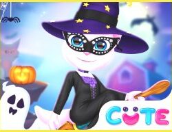 Preparação de Halloween da Garota Gato: Jogue e Celebre a Noite Mais Assustadora