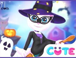 Preparazione Halloween della Ragazza Gatto: Gioca e Celebra la Notte più Spaventosa