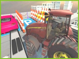 SkyTractor Parking: Thrilling Urban Tractor Parking Challenge