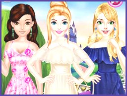Trendiges Off-Shoulder Kleid Mode Spiel