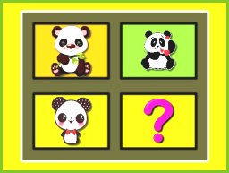 Bebek Panda Hafıza Oyunu ile Hafızanızı Zorlayın
