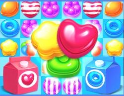 Candy Shuffle: Juego de rompecabezas de combinación dulce Match-3