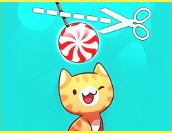 Cut for Cat 2: Free Cartoon Online Puzzle Game for Boys